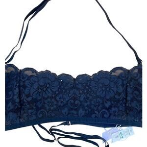 Lace Bralette in Navy Blue